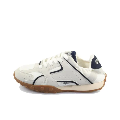 Buffalo Кроссовки для скейтбординга Low Top Белый/Крем/Морской синий Унисекс