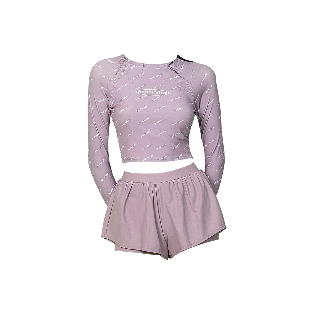 Hao Zhilang Фиолетовый Женские Двухкомпонентные Купальники