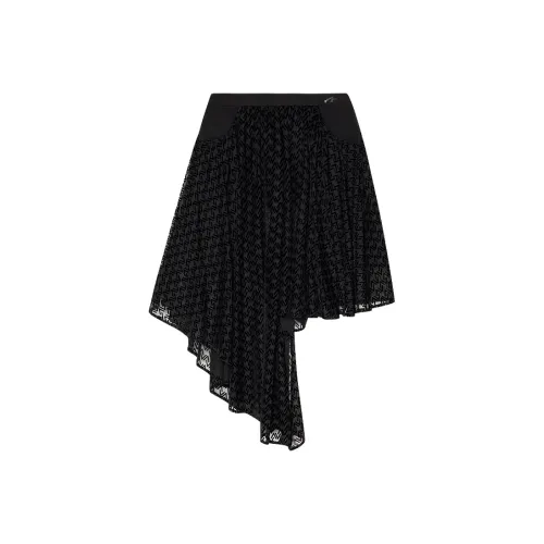 DKNY Черные Женские Повседневные Короткие Юбки