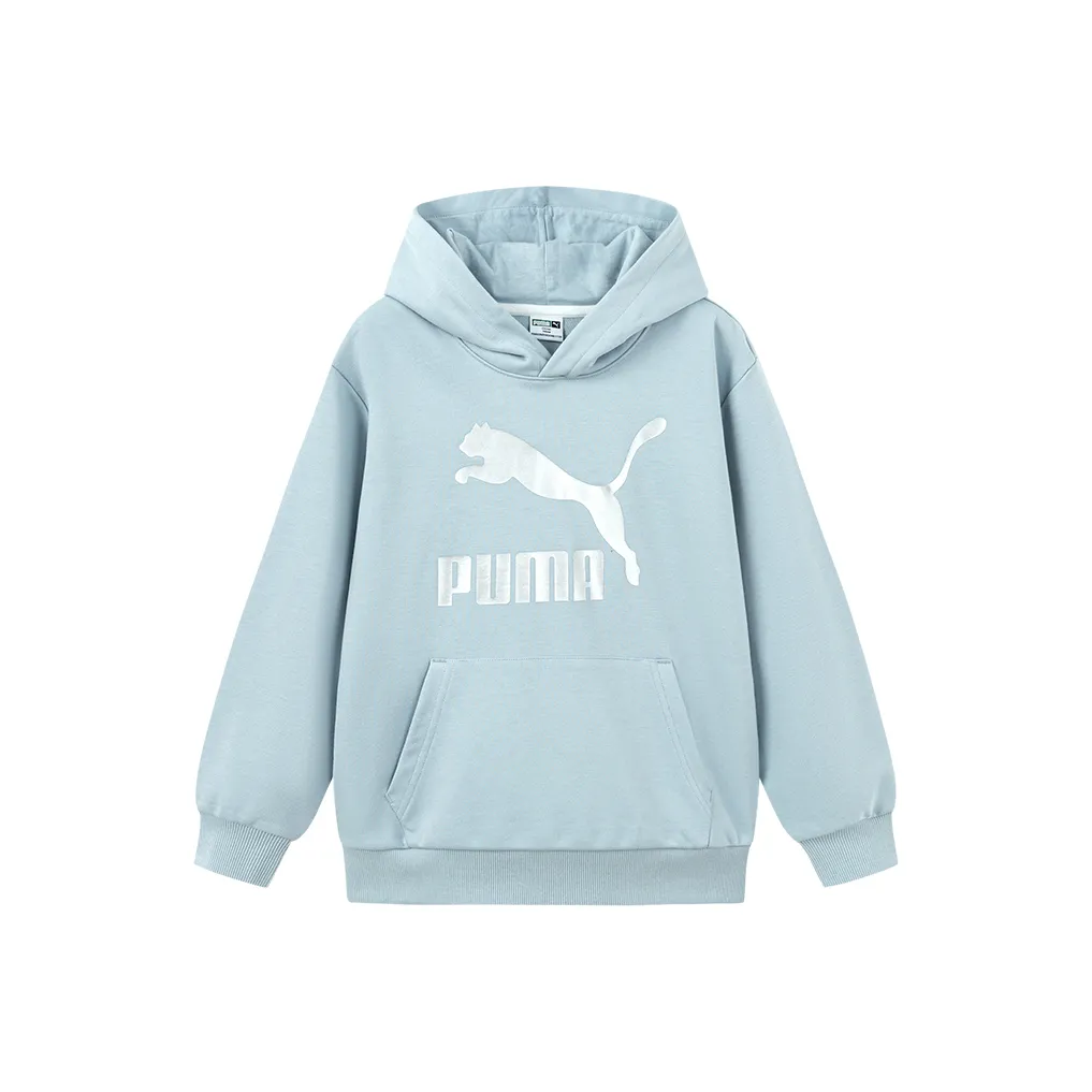 PUMA Свитшот Sportstyle Collection CLASSICS Big Logo Свитшот Джинсовый Светло-Синий Детский