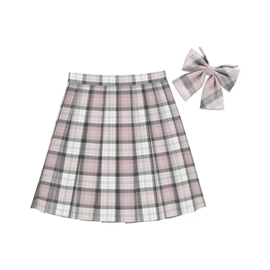 Sato Supun JK UNIFORM Юбка Old Love POEM Клетчатый Юбка Женские