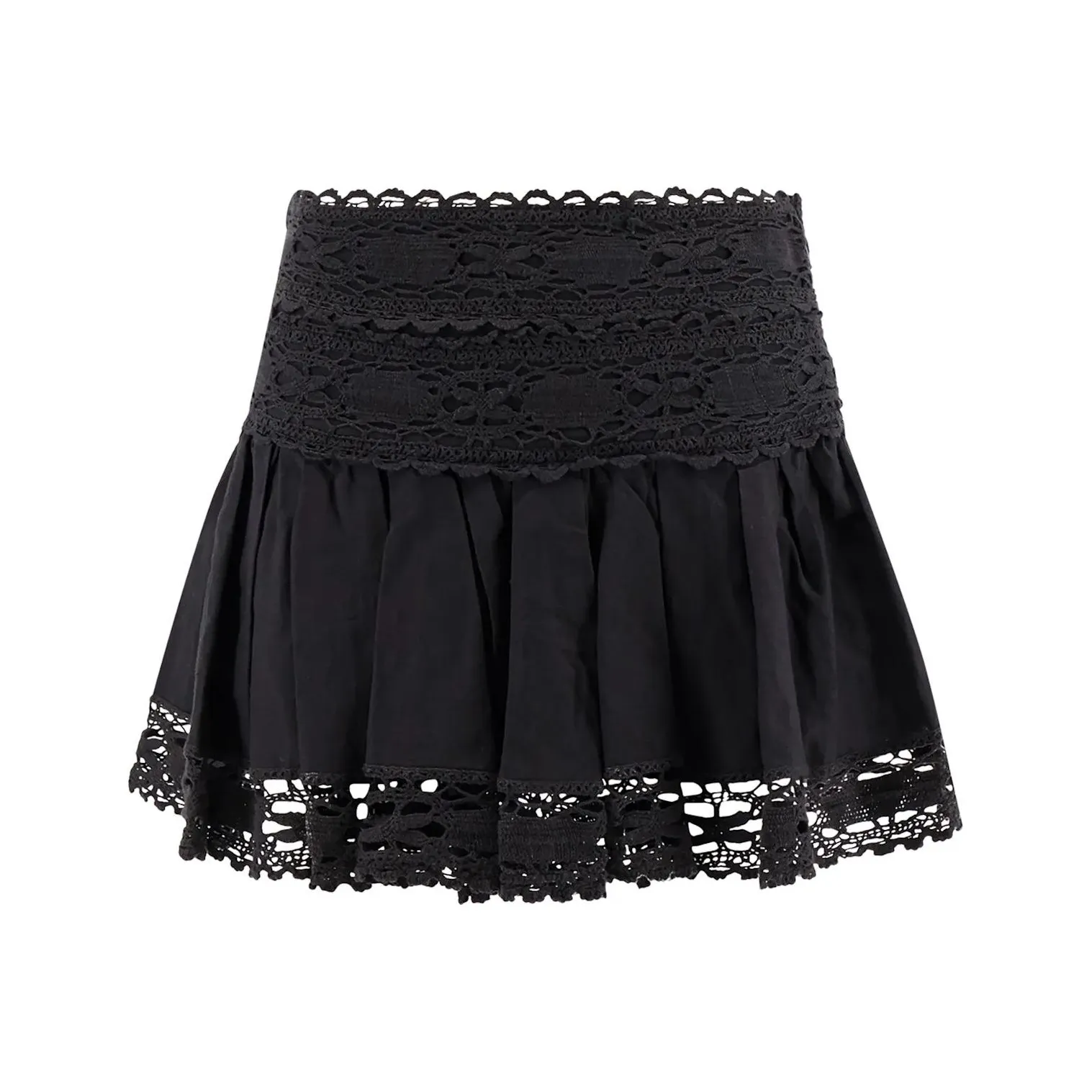 Isabel Marant Étoile Violana Flared Mini Laced Skirt