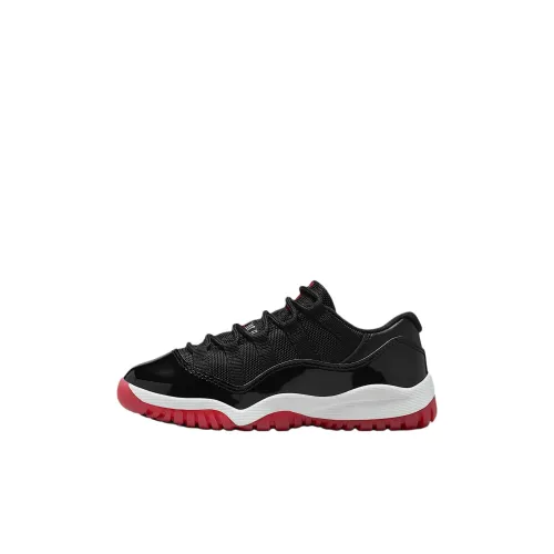 Jordan Air Jordan 11 Детские баскетбольные кроссовки Низкие Топ Черные Kids