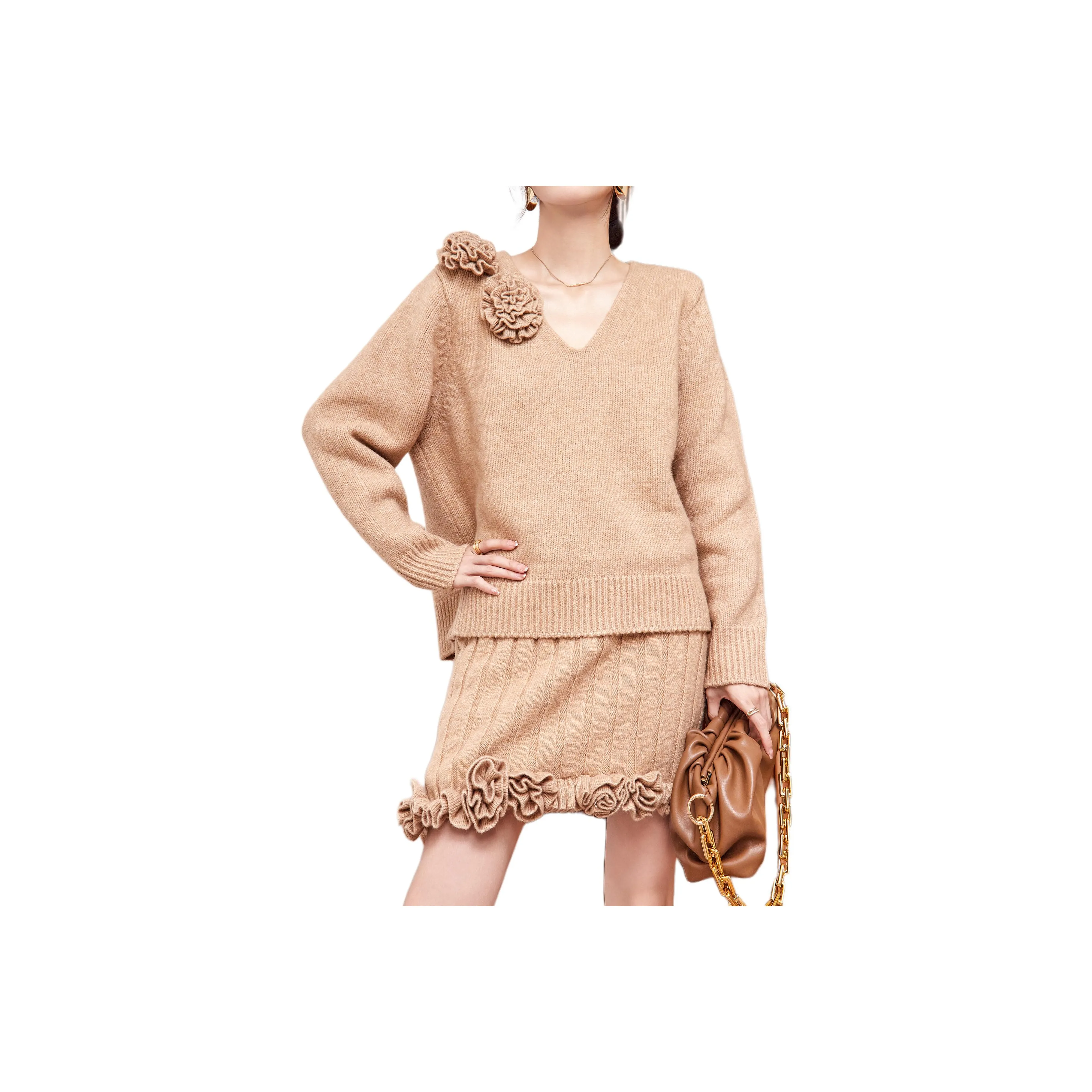 DESIGNER UNCLE Skirt Set Women's Khaki