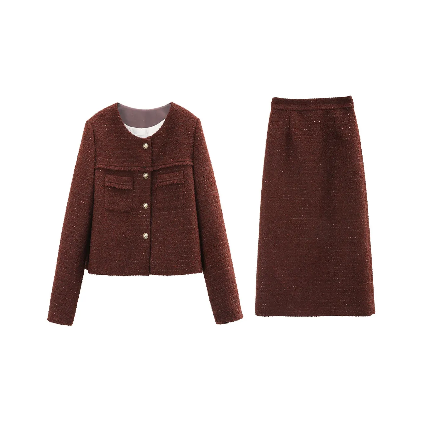 Комплект с юбкой A Paradise For Awakening Женские Бордовый