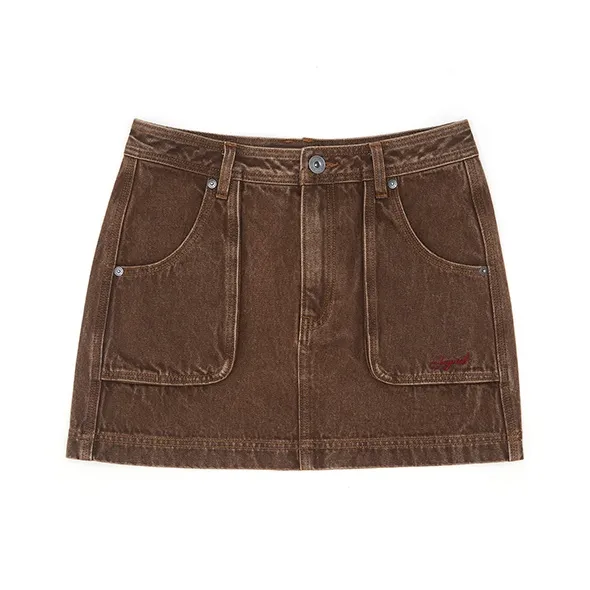 JOYRICH Джинсовые короткие юбки Женские Хаки