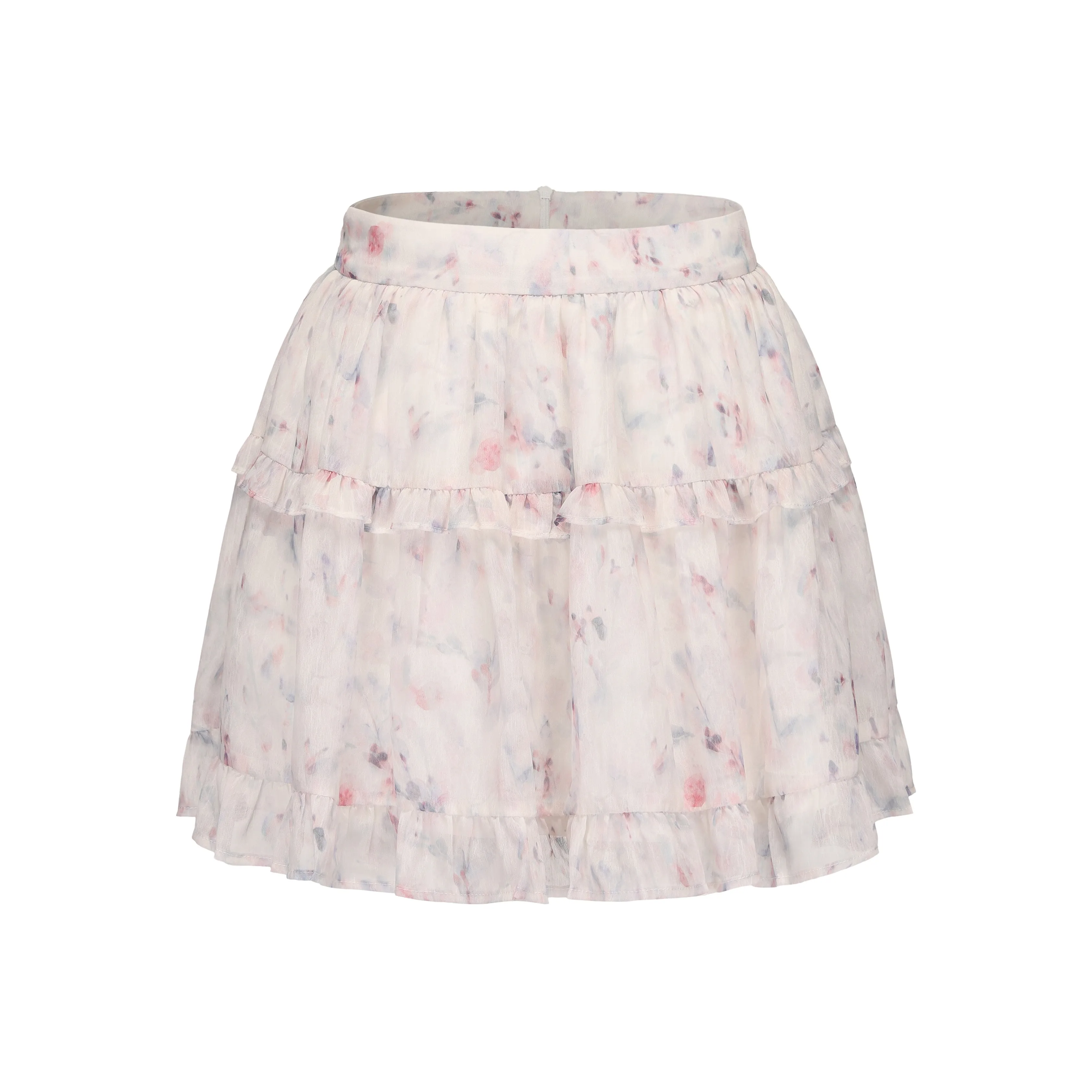 CHIWAWAMEME Повседневные короткие юбки женские розово-фиолетовые