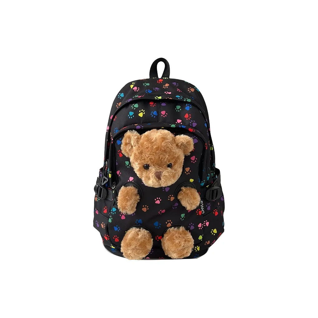 Kaka Tree Nylon Backpack Women's White/Black