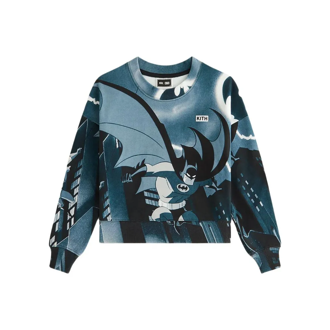 KITH Collaboration x Бэтмен Толстовка Робин Nelson Черный для детей 3-7 лет