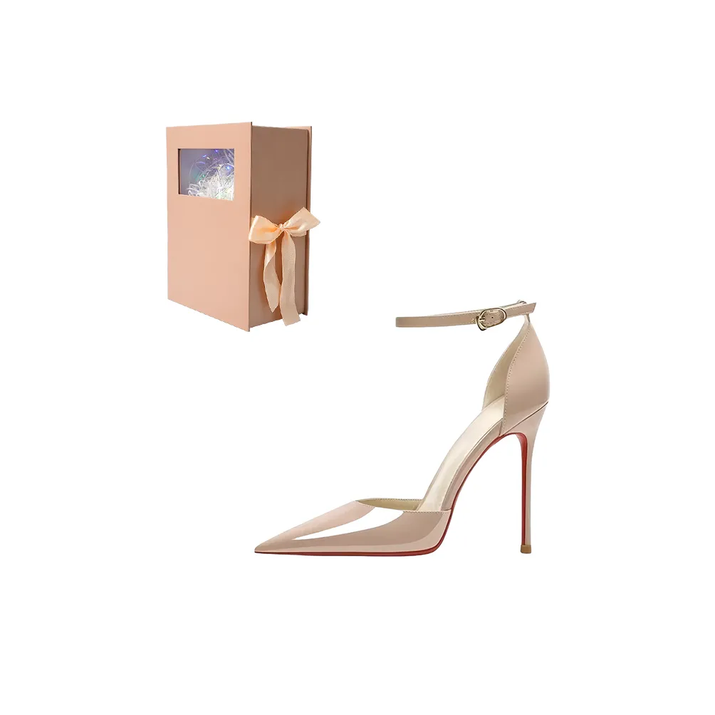 WUGUNIANG Заостренный носок Элегантный офисный стиль Стиль с позиционированием Socialite Элегантность Узкий каблук Высокие каблуки Женские