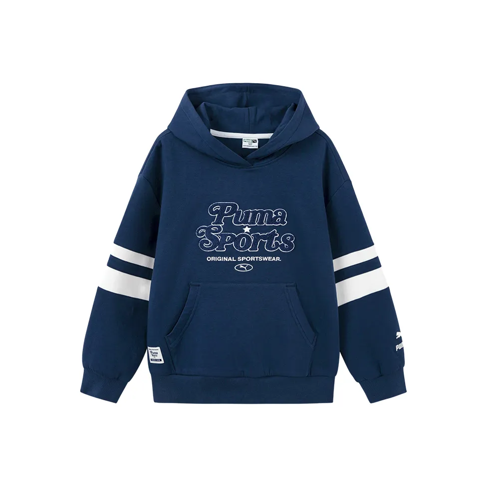 PUMA Свитшот Sportstyle Collection Graphic Свитшот B Синий Темно-синий деним Детский