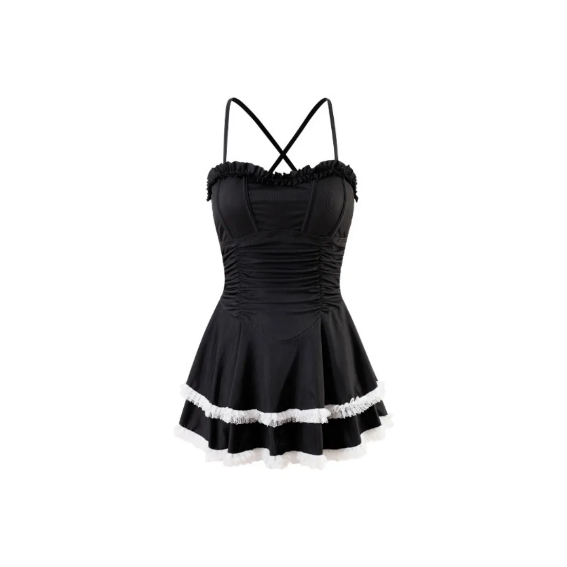 CHARM PICK Ван-Пис Купальник Женский Черный