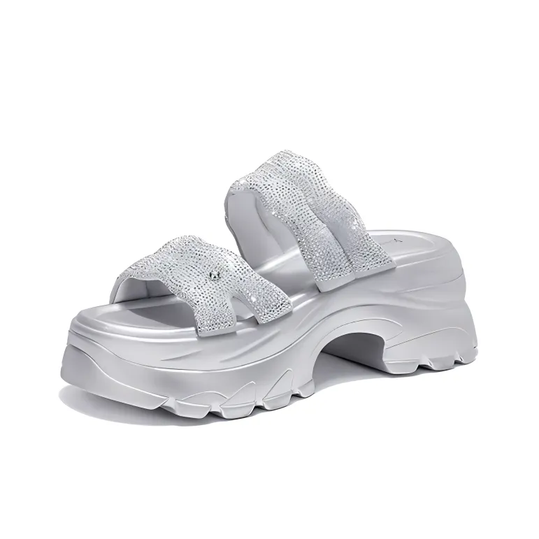 JESSICA SOPHIA Rhinestone Quick-Dry Slip-On Women's