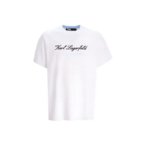 KARL LAGERFELD / Karl Lagerfeld Jeans Белая Мужская Рубашка