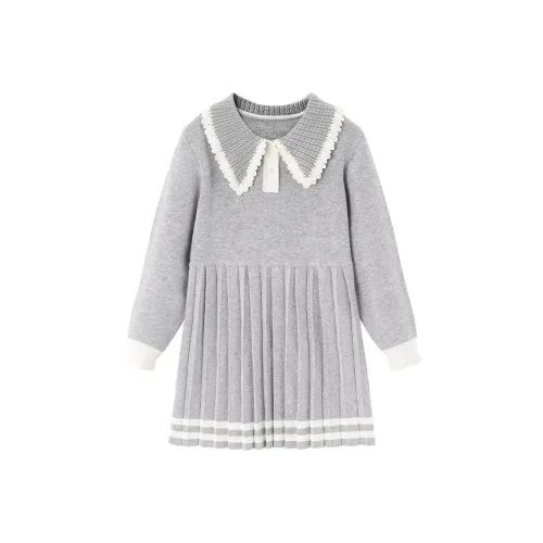 Mini Peace Серый Kids Платья