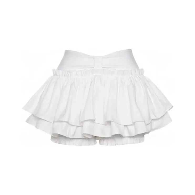 KYKW Повседневные короткие юбки Женские Белые