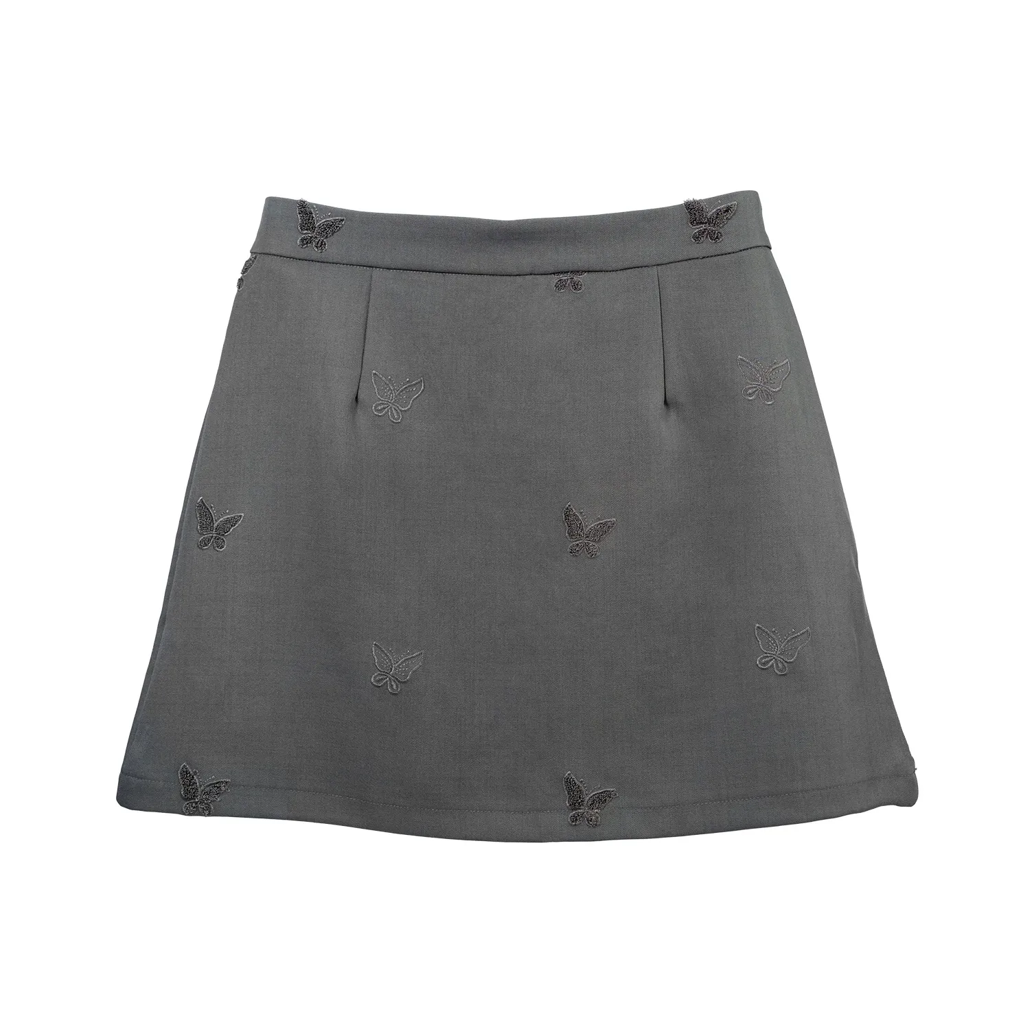 MJ STYLE Повседневная короткая юбка женская серая