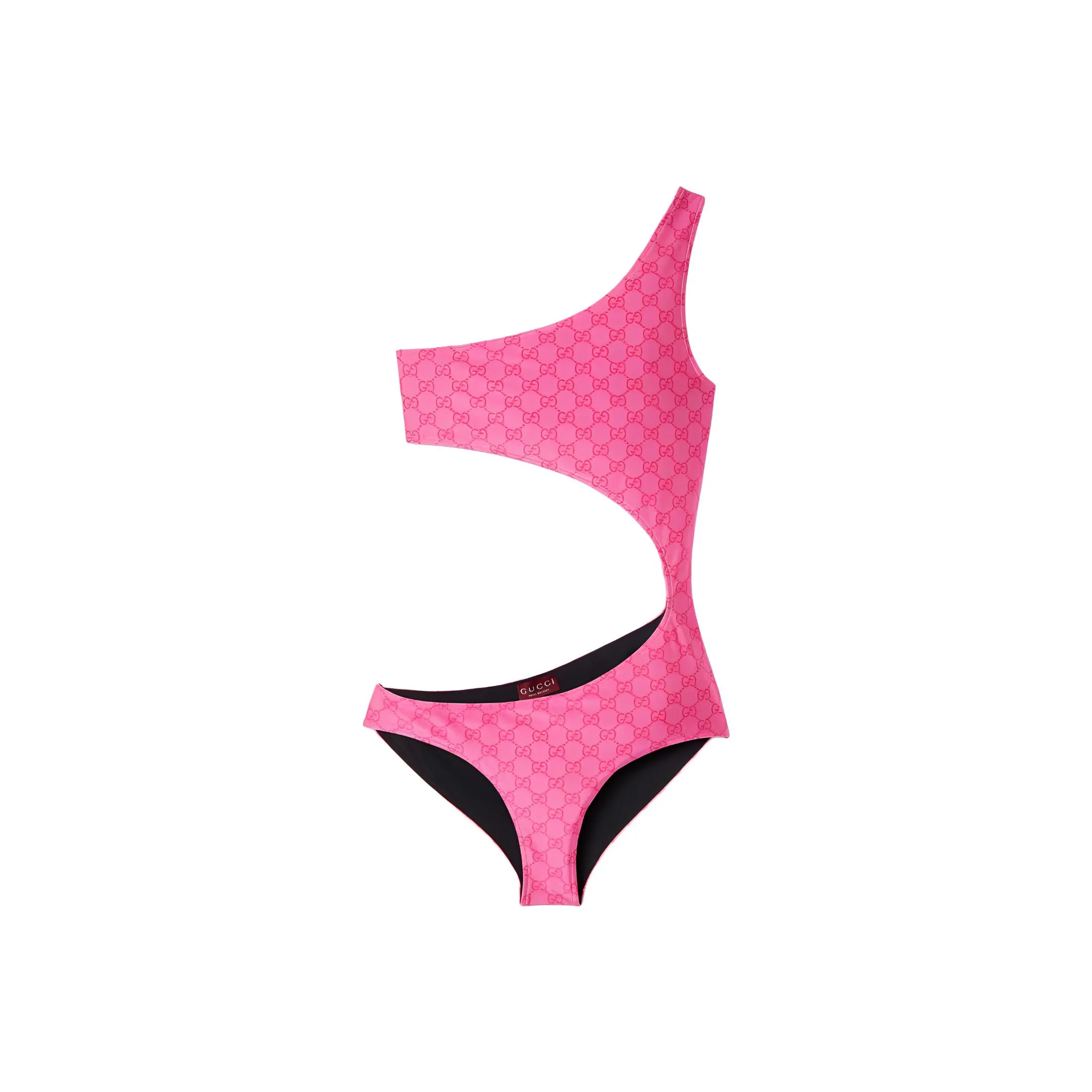 GUCCI Gg Stretch Jersey Swimsuit Pink