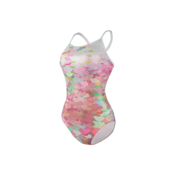 ZOKE High-Performance Professional Swim Collection One-piece Swimsuit Women's Fuchsia Large Dazzling Color