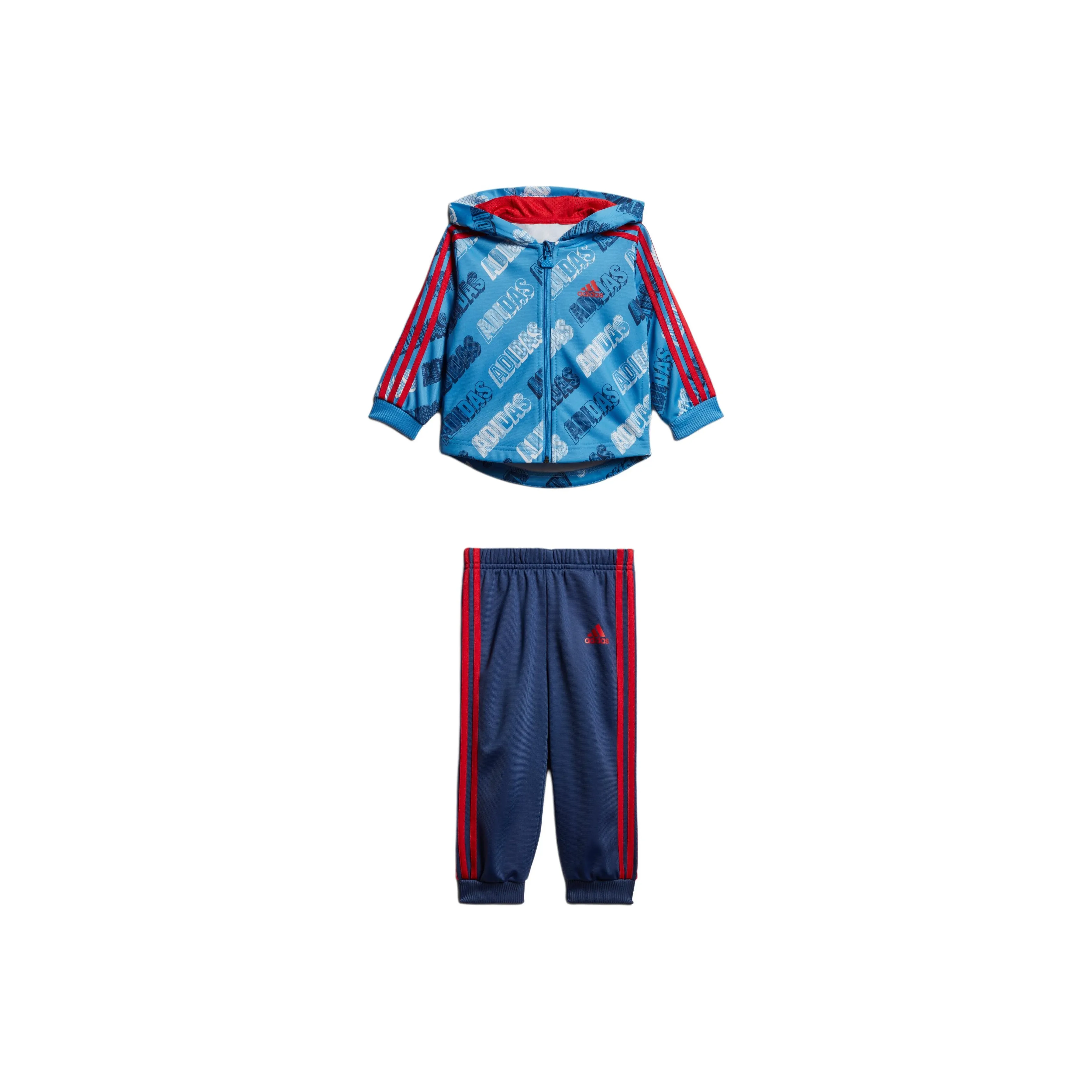 Adidas Повседневная спортивная одежда Happy Синий Яркий Красный для малышей и детей дошкольного возраста