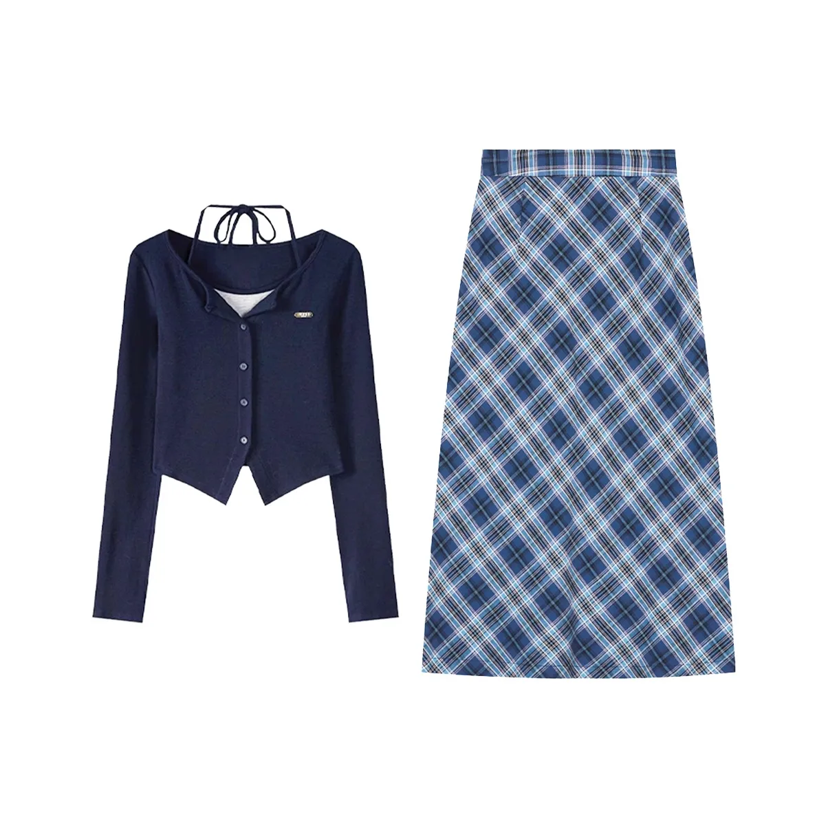 PAZZO Комплект с юбкой Женская Трикотажная ткань