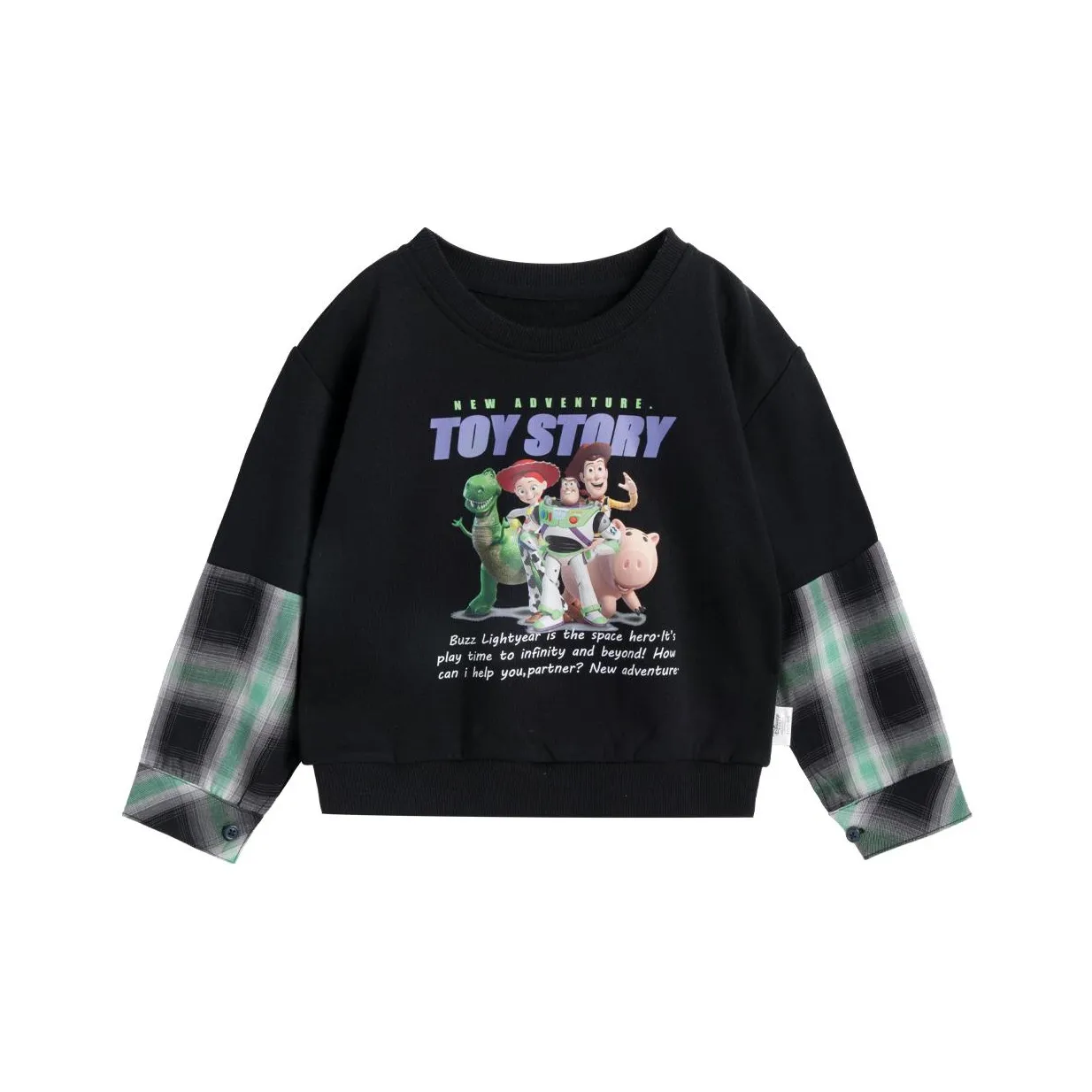 Disney Свитшот Toy Story Series Угольно-черный Детский