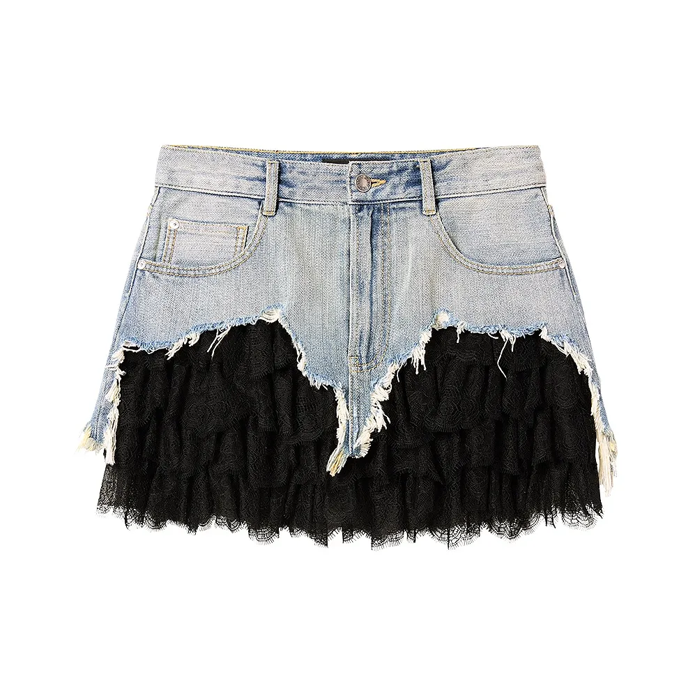 Miss Sixty Повседневные Короткие Юбки Женские Средне-Синий