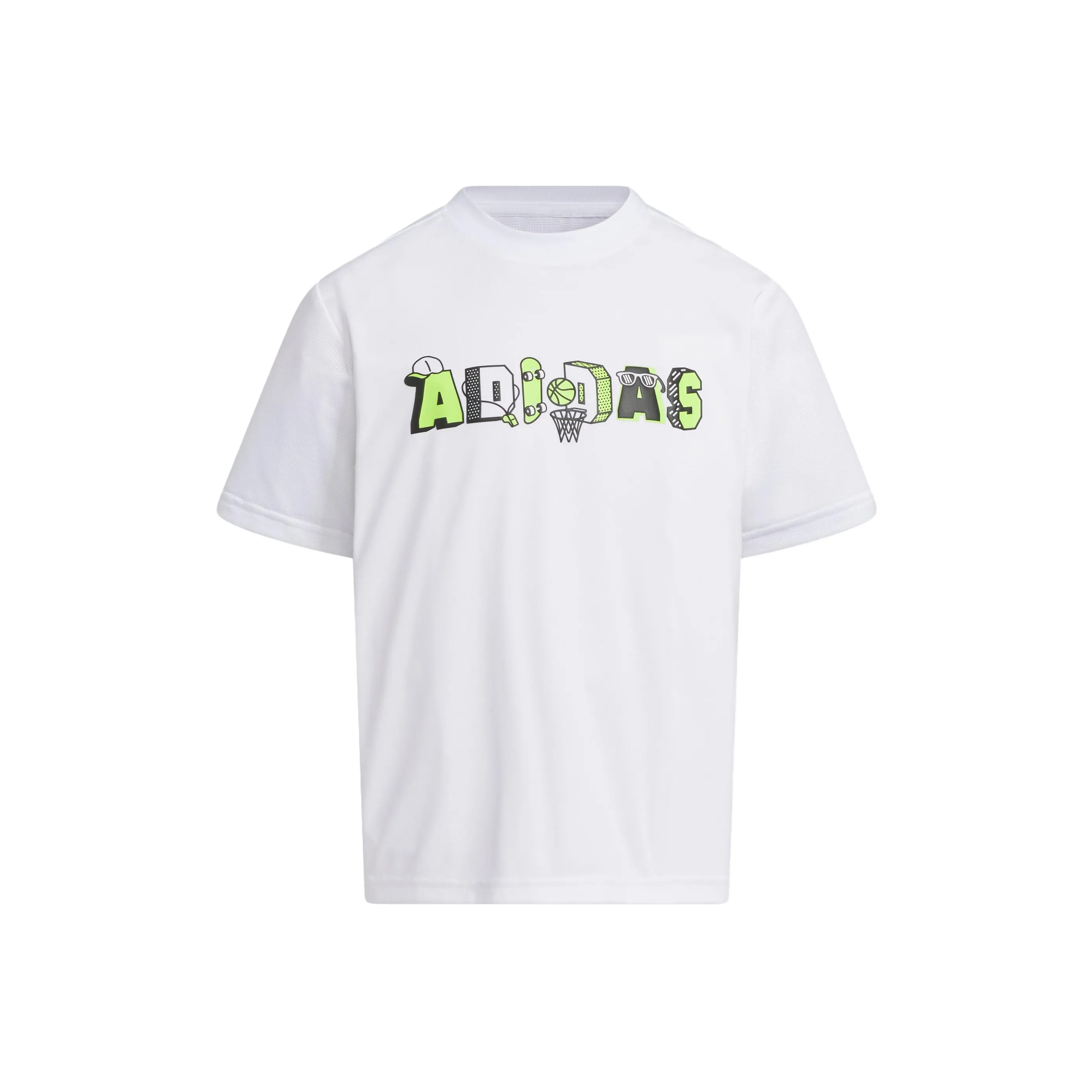 Adidas Express Белый Kids T Рубашки