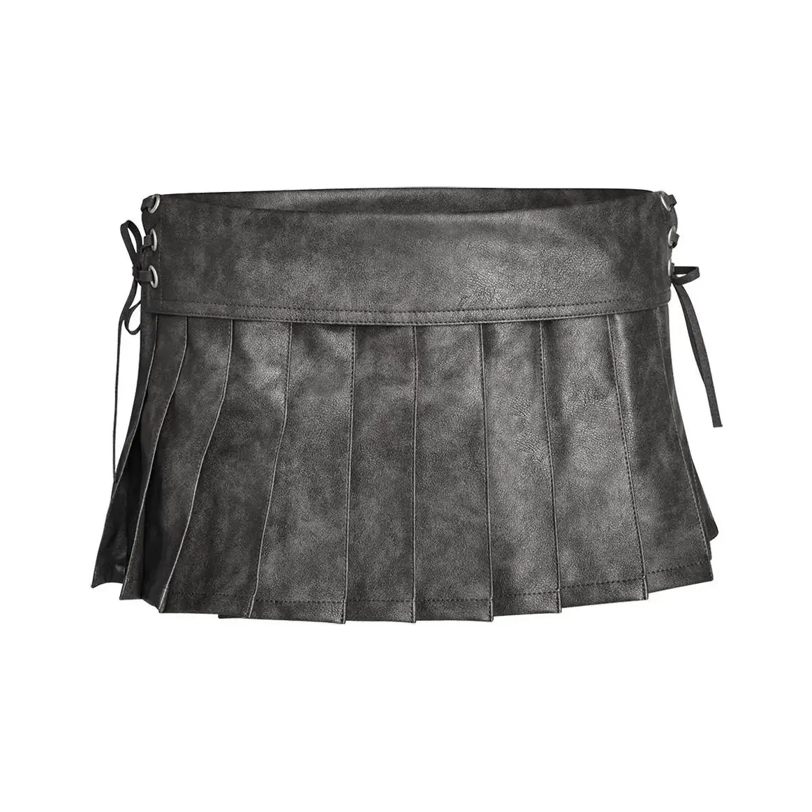 I.AM.GIA Kari Шорты-юбка Кожаные короткие юбки Женские GREY Серый