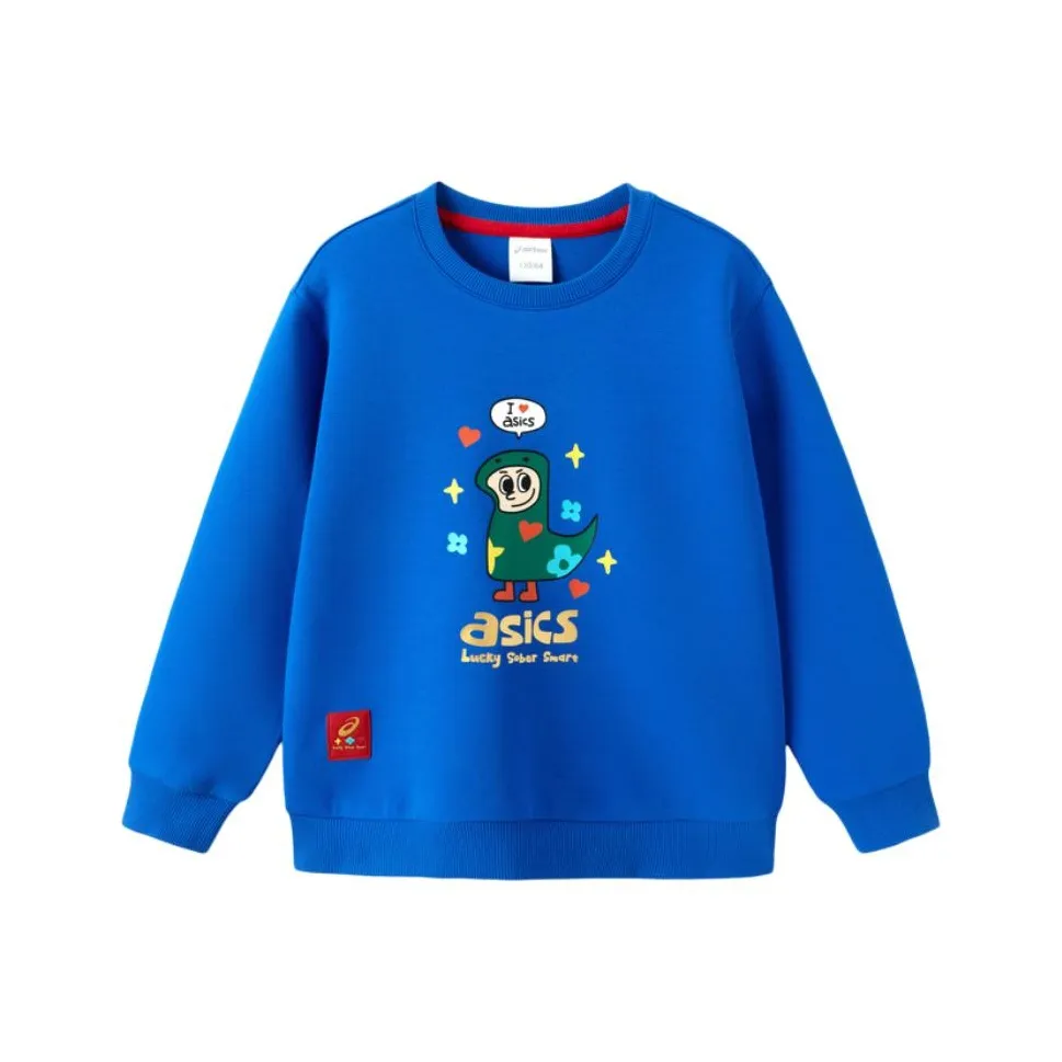 Asics x YISHUJIA LIANMINGKUAN Свитшот Urban Trendy Asics Синий Подростки