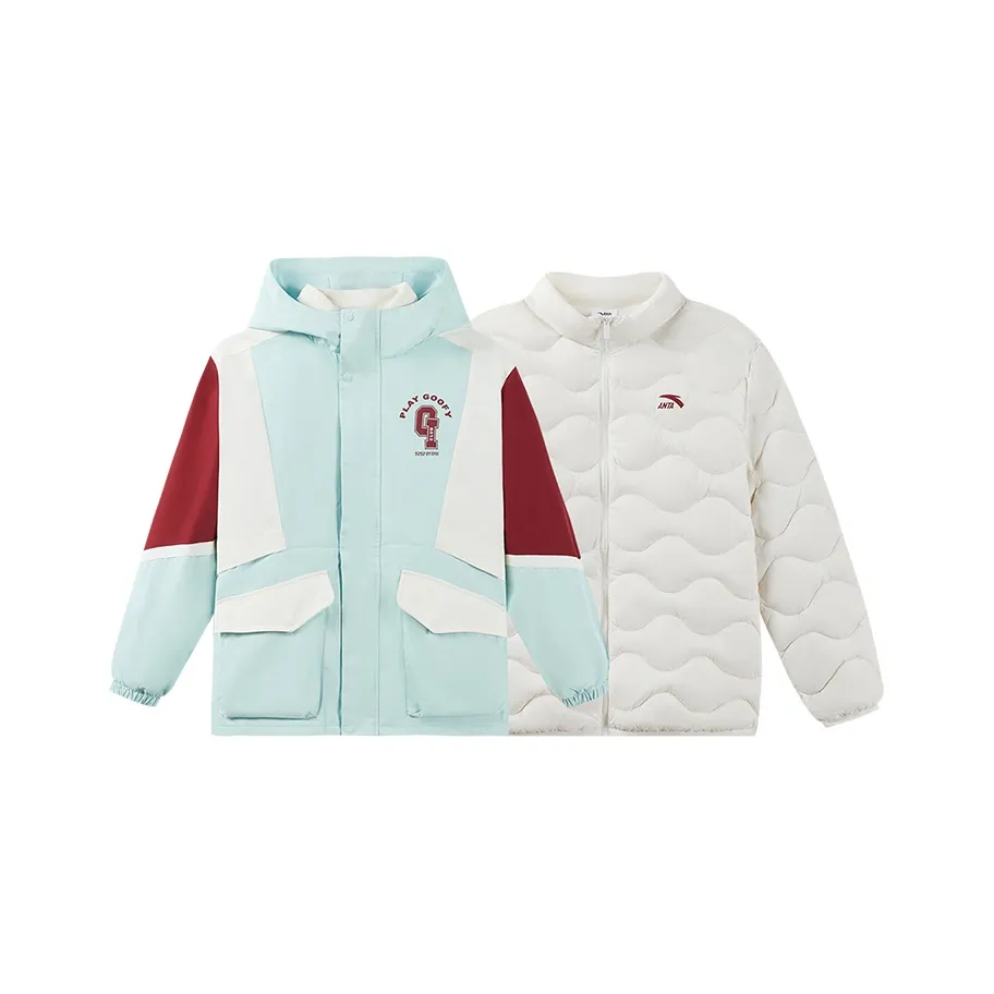 Antakids Пуховик 2 шт Riverbank Зеленый Дождь Pavilion Hue Подростки