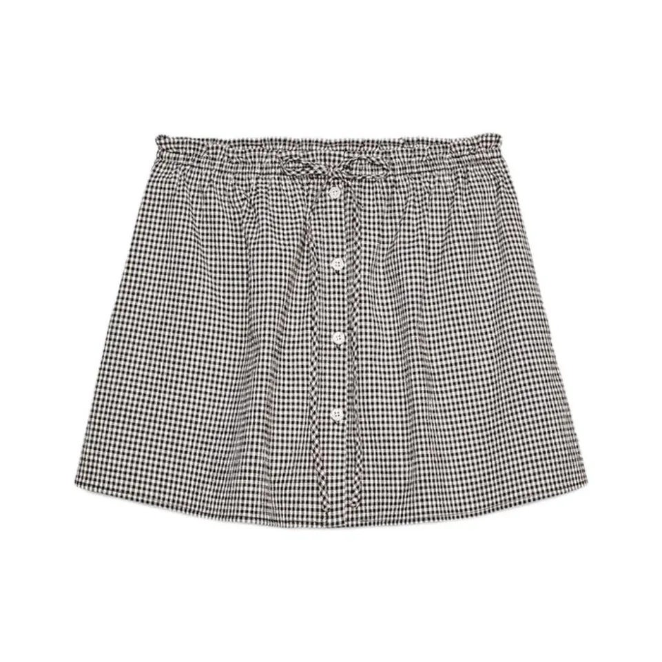 ZARA Повседневные короткие юбки женские темно-коричневый