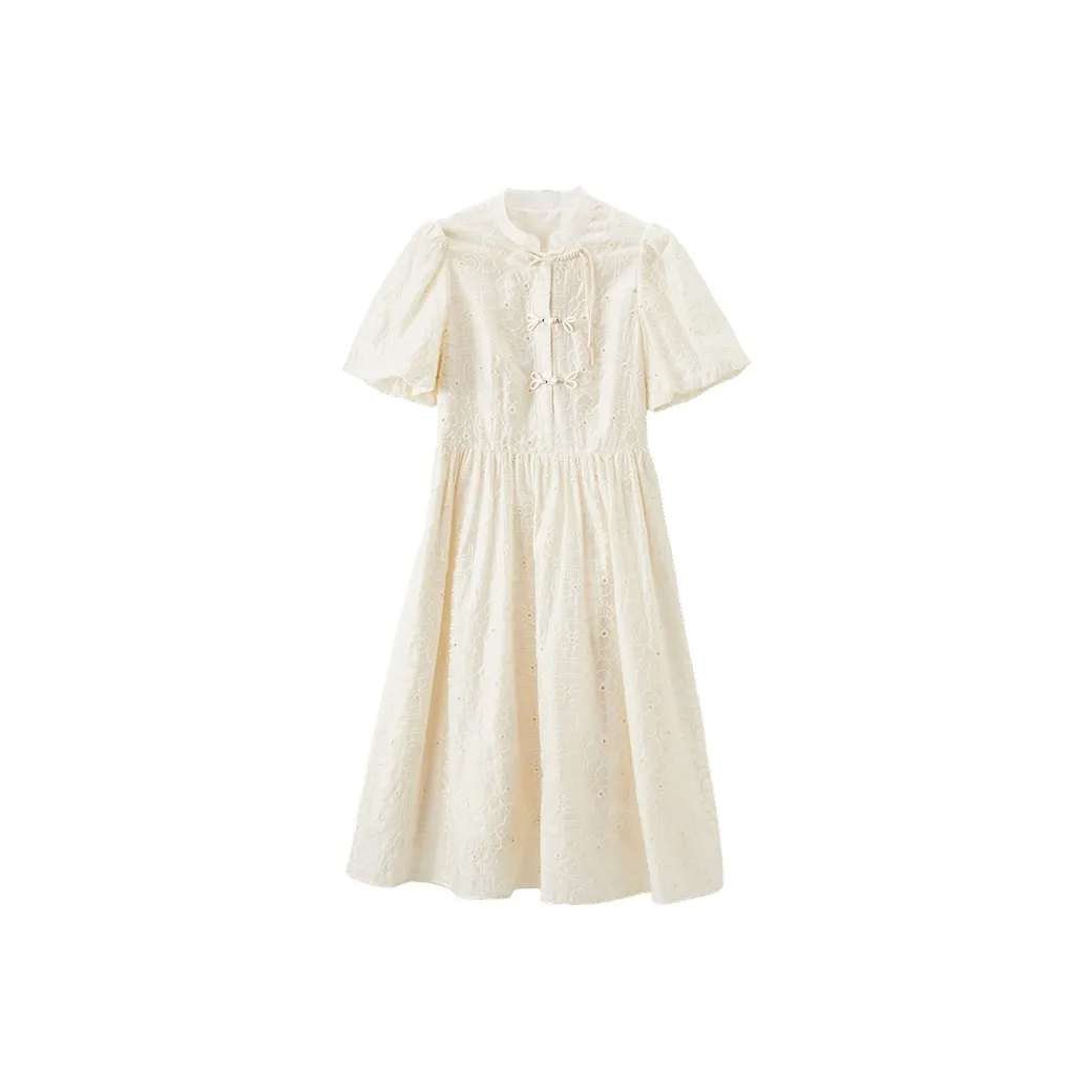 XIANGYING Cheongsam Women's Beige