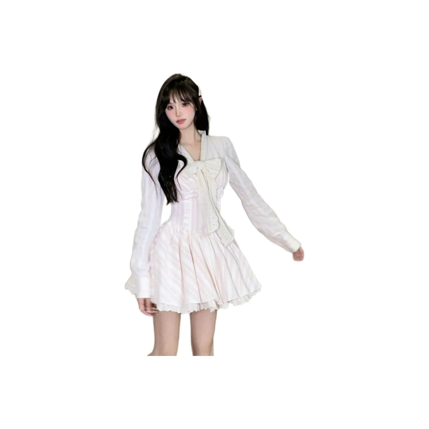 XIANSINIAO Long Sleeved Dress Women's