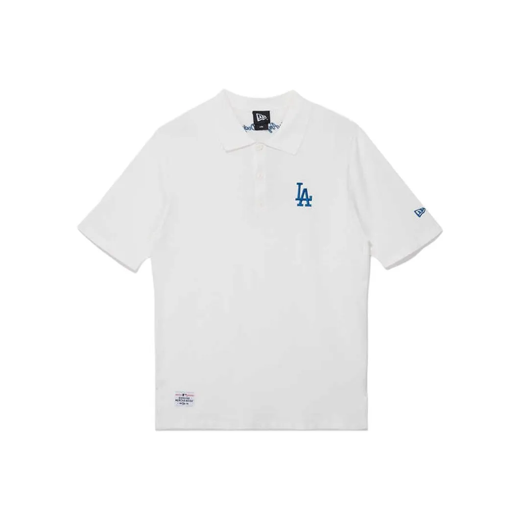 New Era Слоновая кость Унисекс Поло