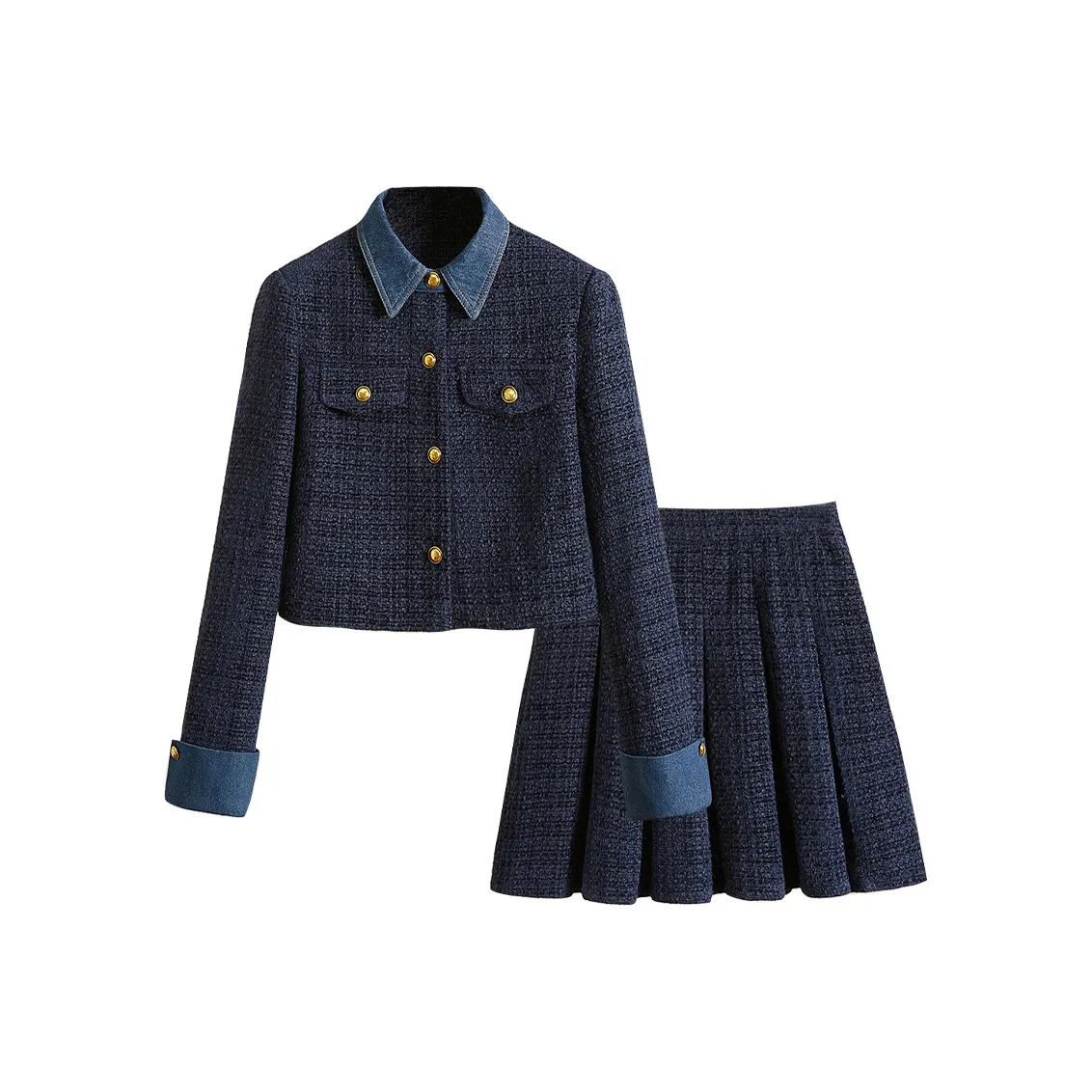 TOUCH Комплект с юбкой Женские Темно-синий