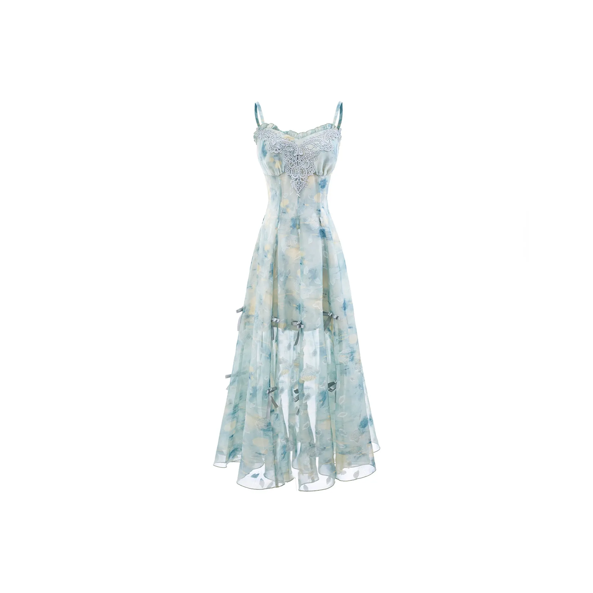 Blovelan Slip Dresses Women's Mist Tea