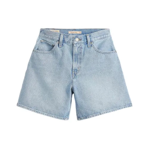 Levis Светло-синие Женские Джинсовые Шорты