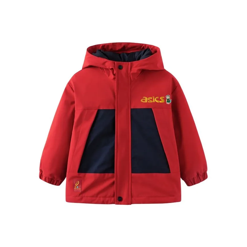 Asics x YISHUJIA LIANMINGKUAN Хлопковый пуховик Темно-синий Children Возраст 3-7 лет