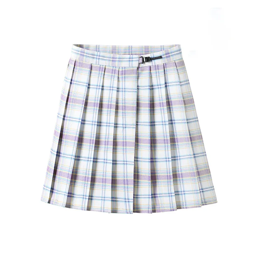Aimilian Casual Short Skirts Women's Purple