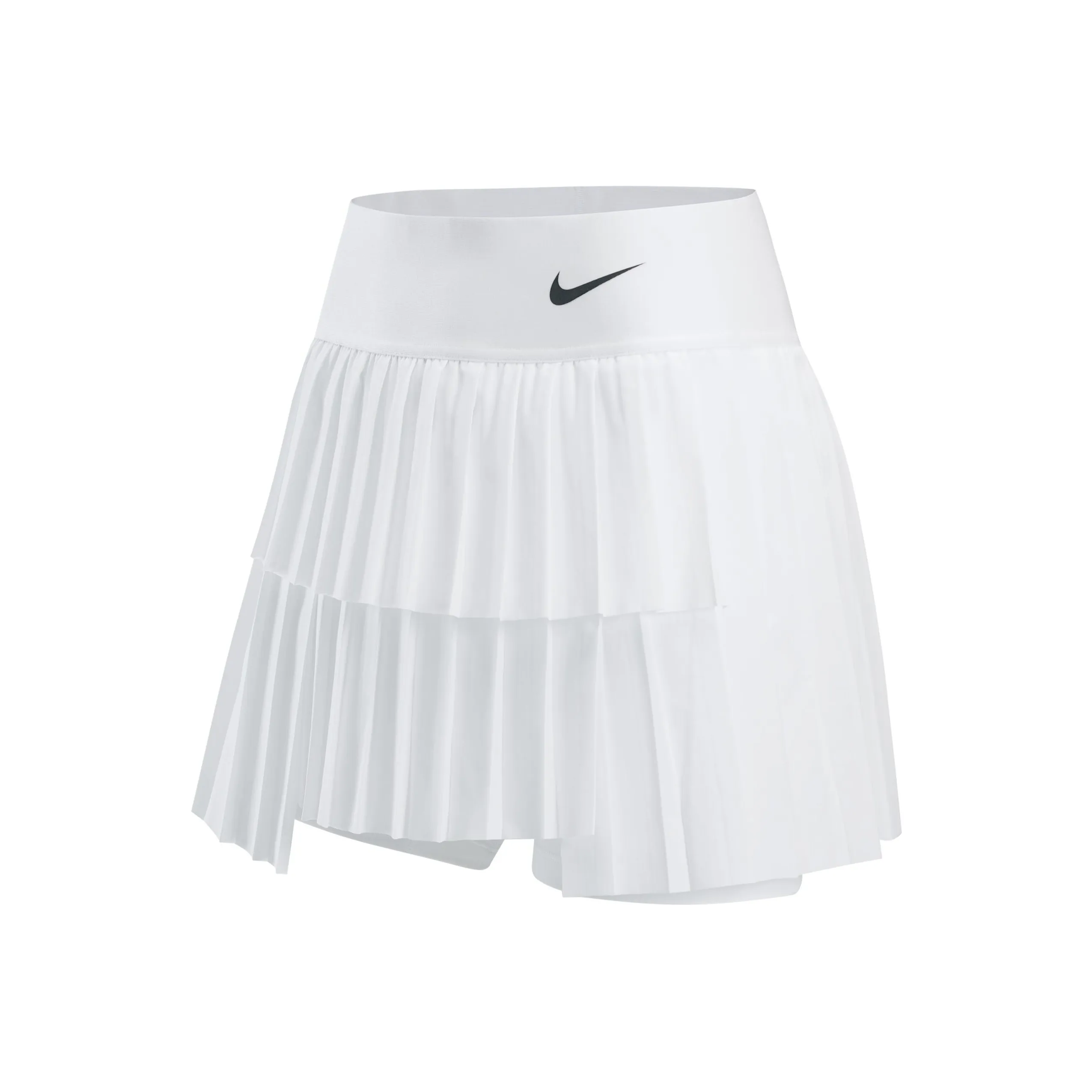 Nike Court Advantage Повседневные короткие юбки Женские Белый Черный