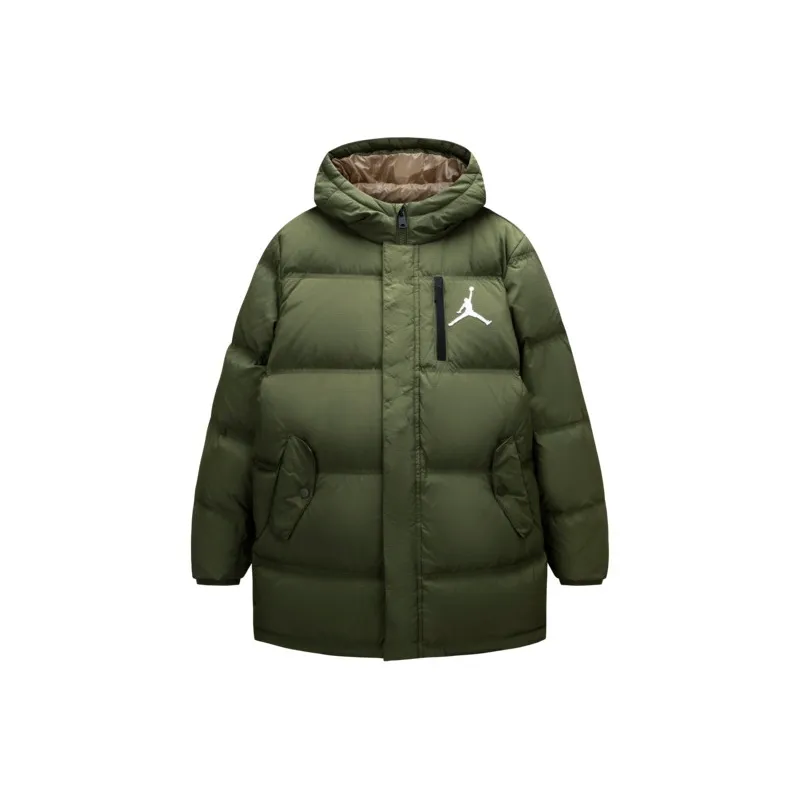 Джордан Пуховик Плющево-зеленый для детей 3-7 лет