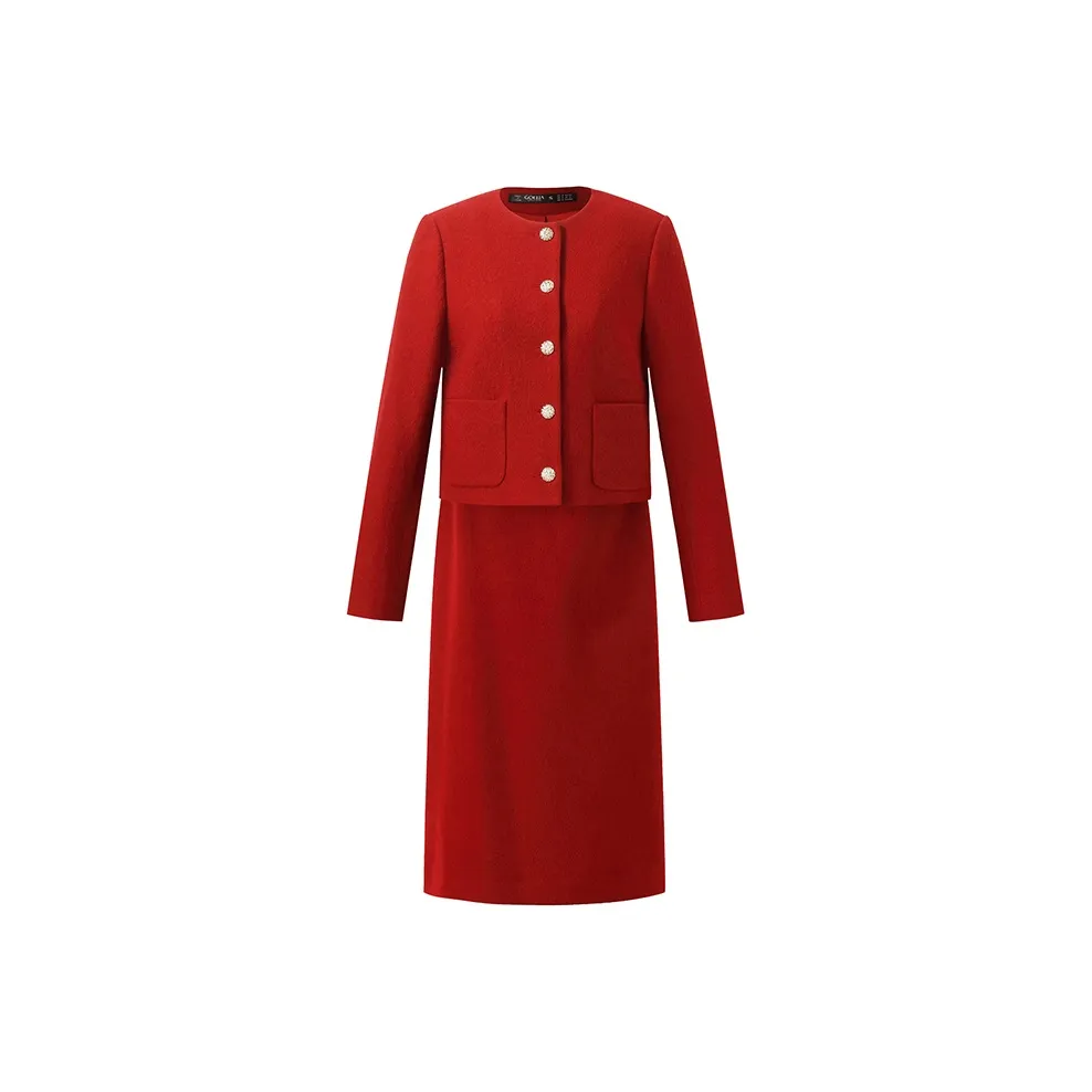 GOELIA Skirt Set Women's Pepper Red