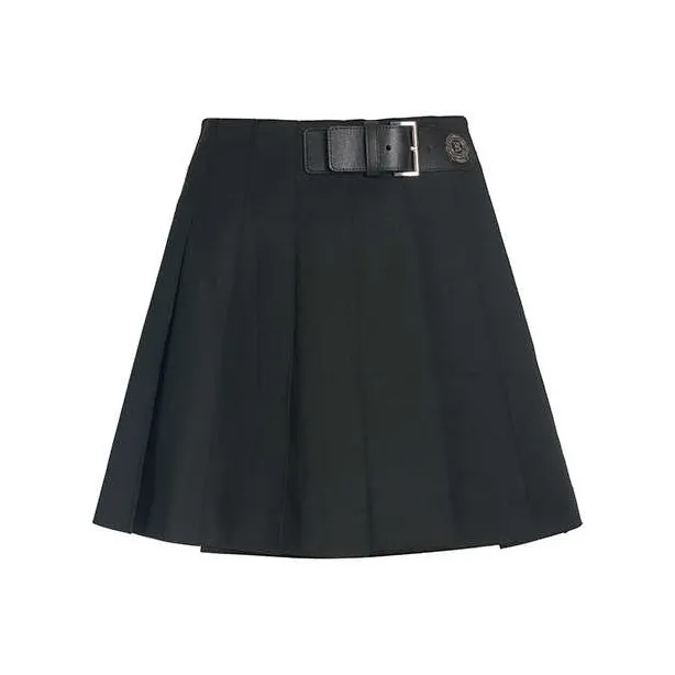 BESIONIA FW23 Повседневные короткие юбки Женские Черный