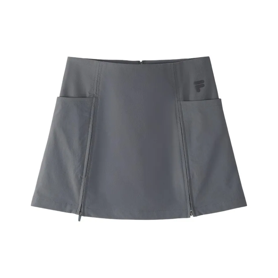 FILA FUSION URBAN TECH Casual Short Skirts Women's Silent Charm Gray