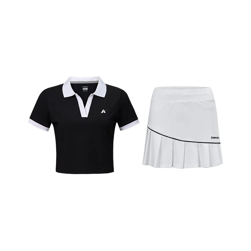 Kawasaki Комплект с юбкой Женские 2 шт Черный Белый