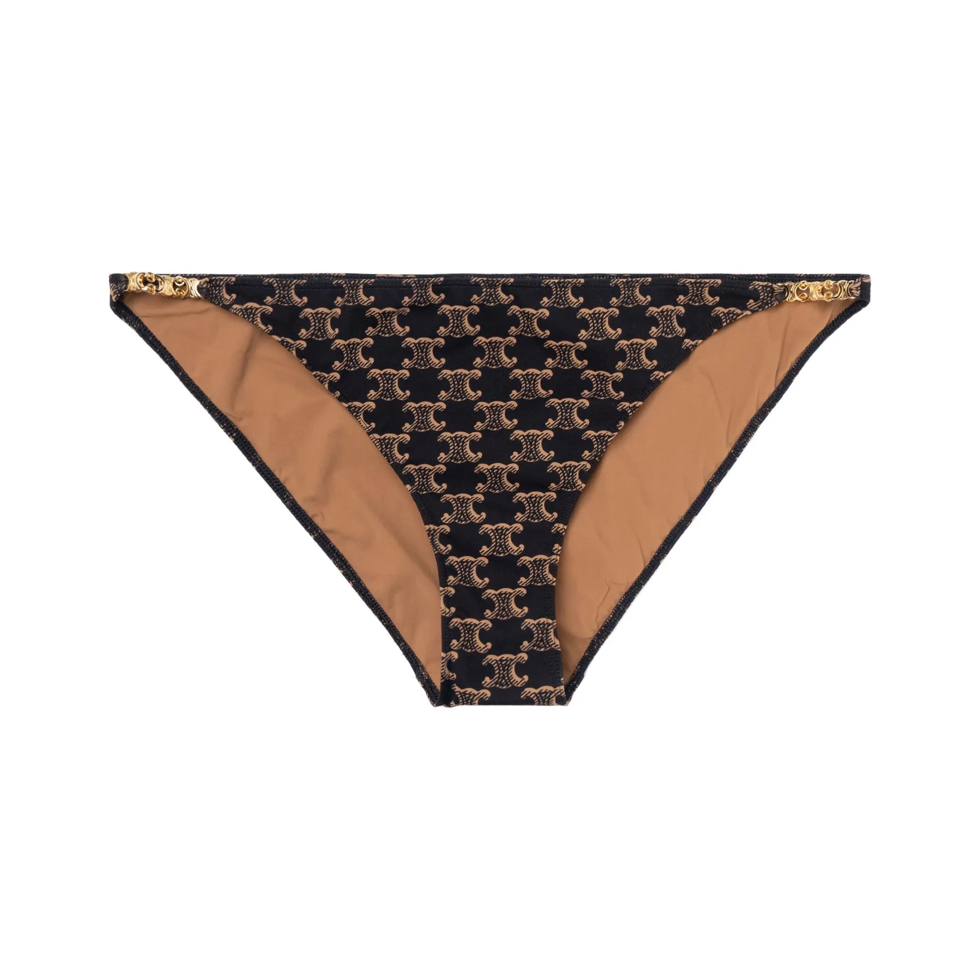 CELINE All Over Patterned Bikini Bottoms