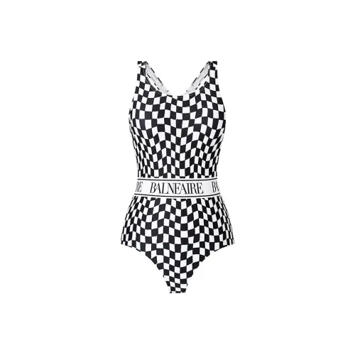BALNEAIRE Fashion Tour Collection Черно-белая шахматка Женские Ван-Пис Купальники