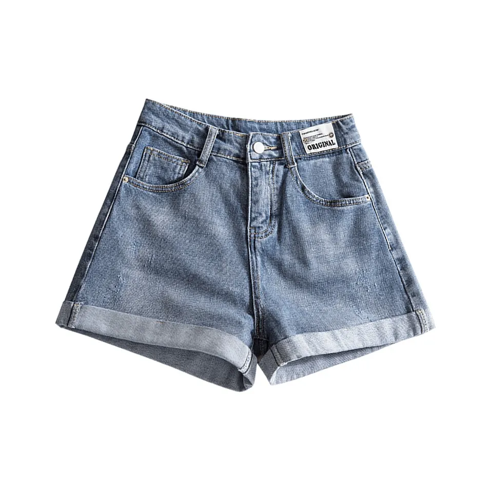 Cypress House Джинсовые шорты Женские Светло-синие