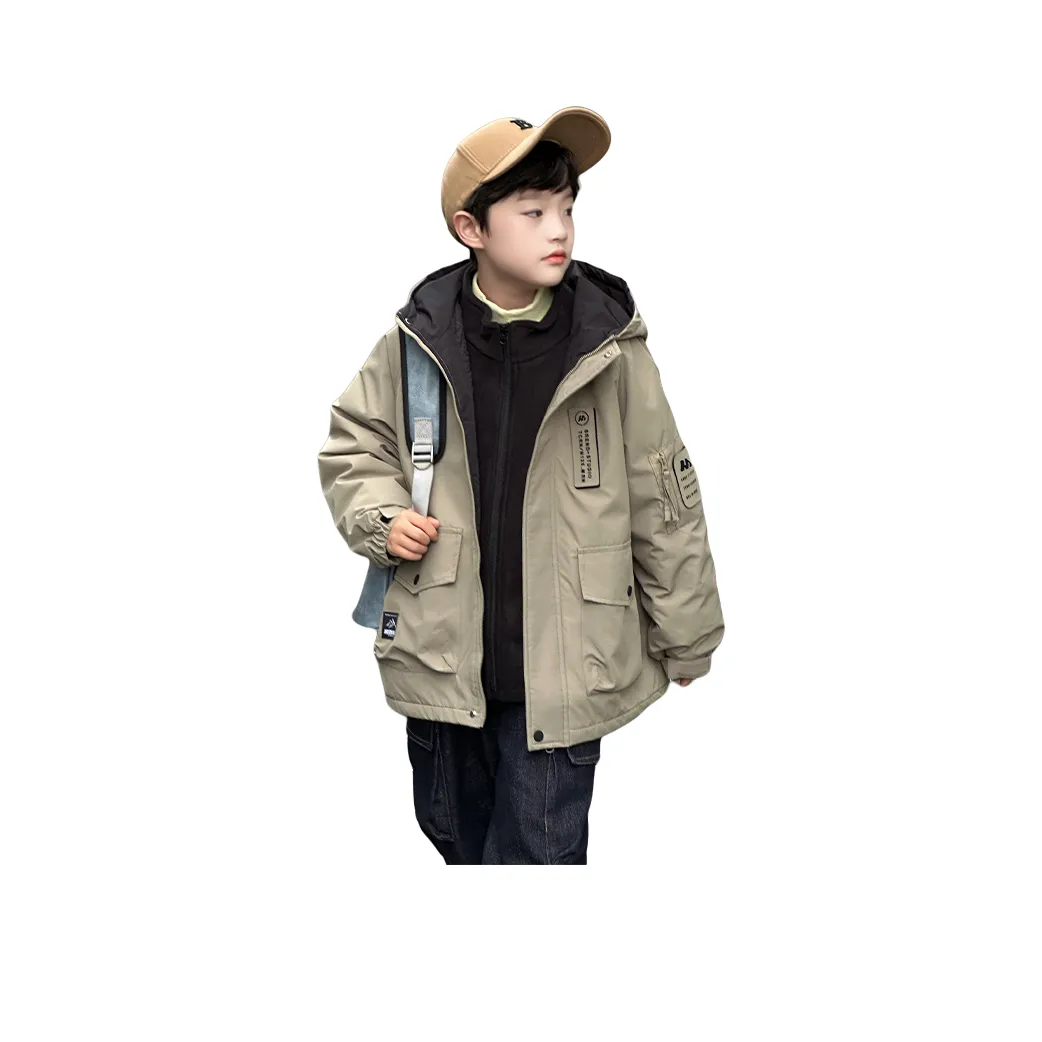 The panda is round 3 в 1 Мода Стильный Утеплённый С капюшоном Водонепроницаемый Рабочий стиль Детский